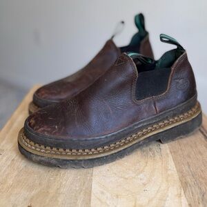 Georgia Boot Brown Ankle Boots